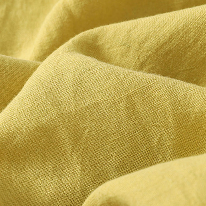 Buddha Stones Camiseta informal de verano de algodón con cuello redondo y manga corta para mujer - image 10