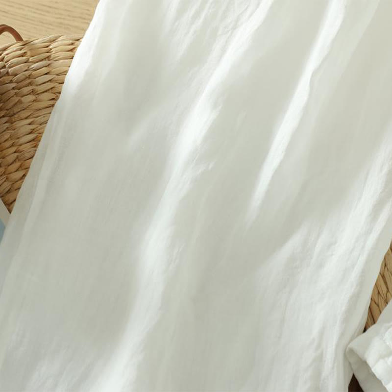 Pantalones tipo harem para mujer, de diseño sencillo y color puro, hasta el tobillo, con bolsillos, de Buddha Stones Commute. - image 12