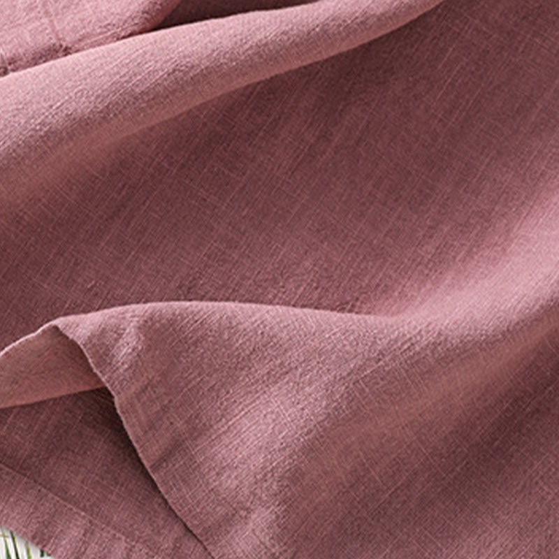 Buddha Stones Camiseta informal de verano de algodón de manga corta con cuello redondo para mujer - image 4