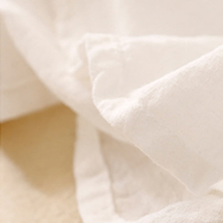 Camiseta informal de algodón de manga corta con cuello redondo y bordado de Buddha Stones para mujer, de verano - image 15