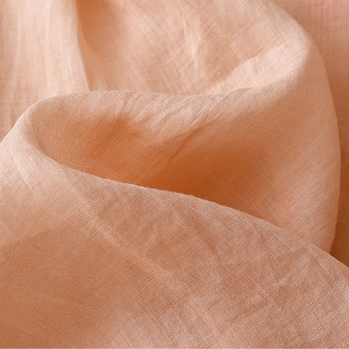 Camisa de algodón y lino con mangas tres cuartos para mujer, diseño bordado con piedras de Buddha Stones y rosas - image 4