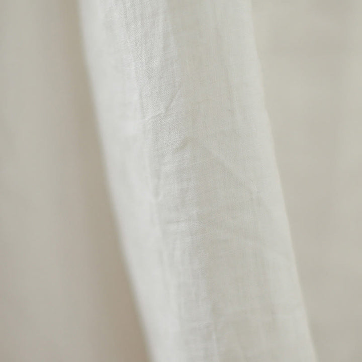 Vestido midi de algodón sin mangas con diseño informal de Buddha Stones , estampado floral blanco, botones en la espalda y bolsillos - image 10