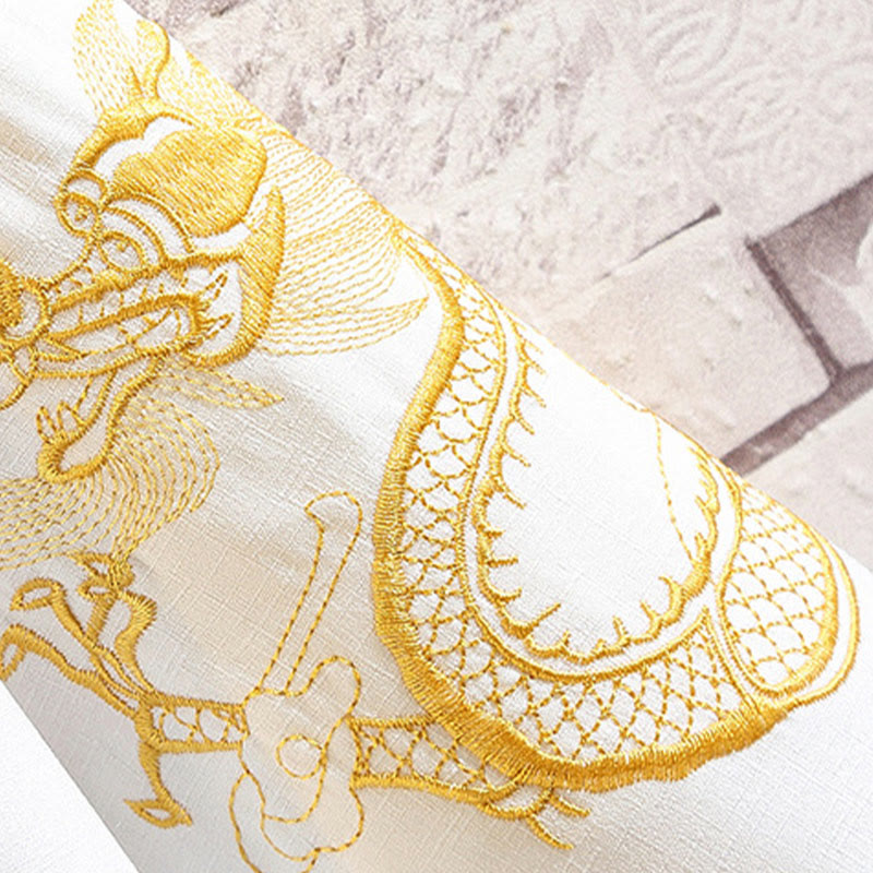 Chaqueta tipo kimono para hombre con bordado de Buddha Stones, dragón, fénix, nubes auspiciosas, olas, hojas y grullas. - image 23