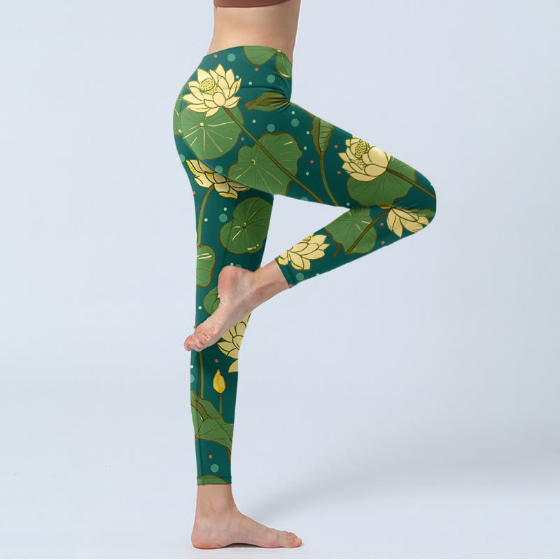 Leggings de yoga para mujer con estampado de Buddha Stones - image 3