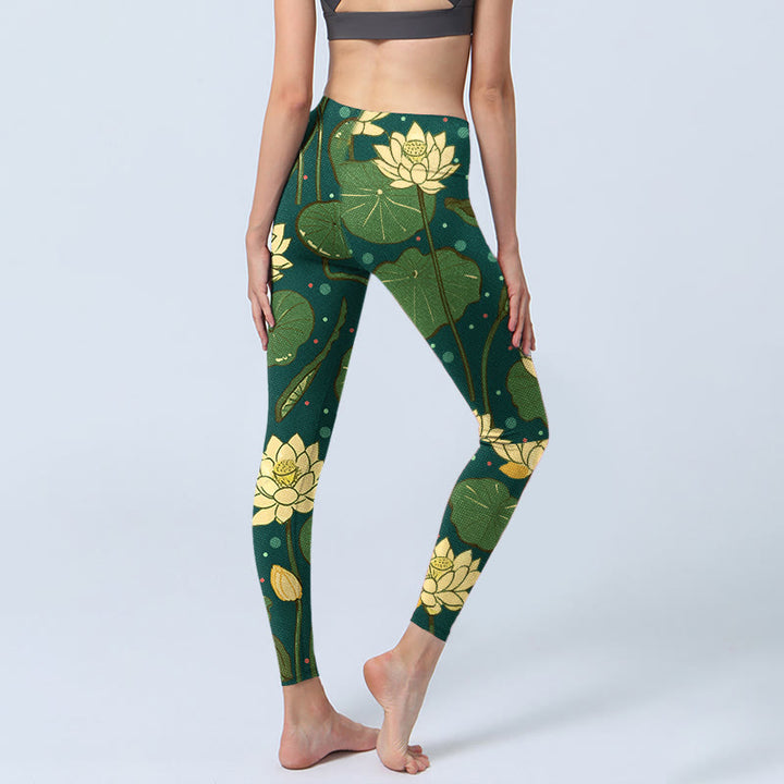 Leggings de yoga para mujer con estampado de Buddha Stones - image 4
