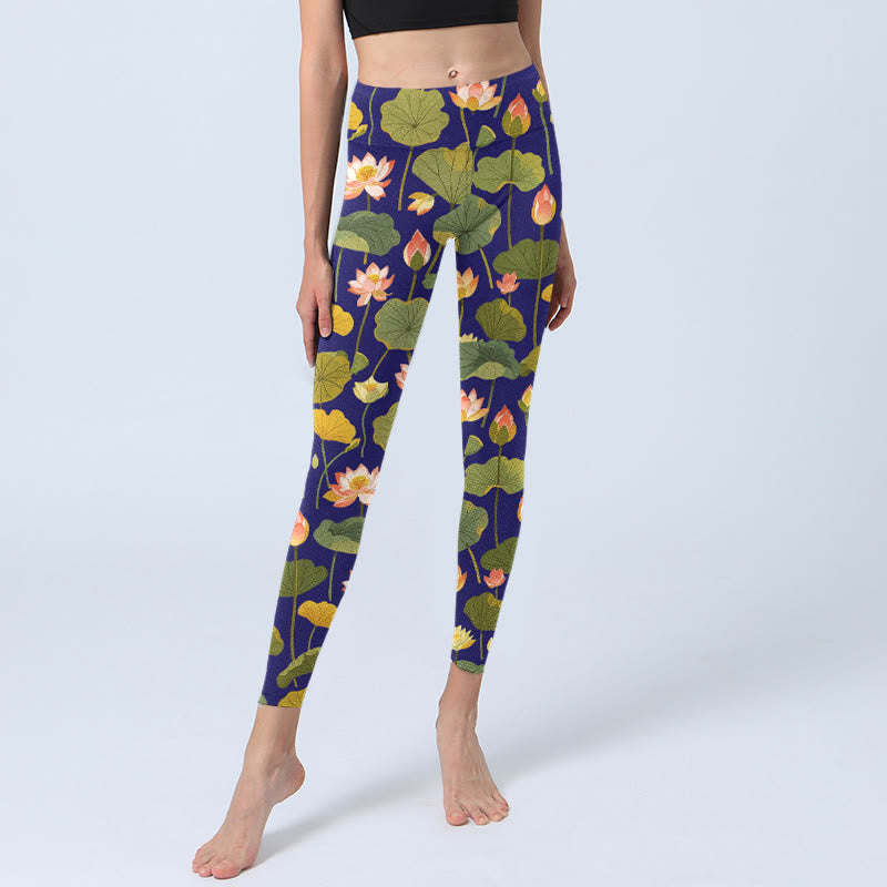 Leggings de yoga para mujer con estampado de Buddha Stones - image 5