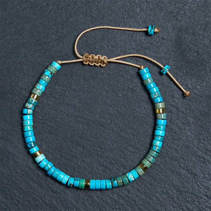 Pulsera de cuentas espaciadoras de la felicidad de la piedra del emperador de Buddha Stones