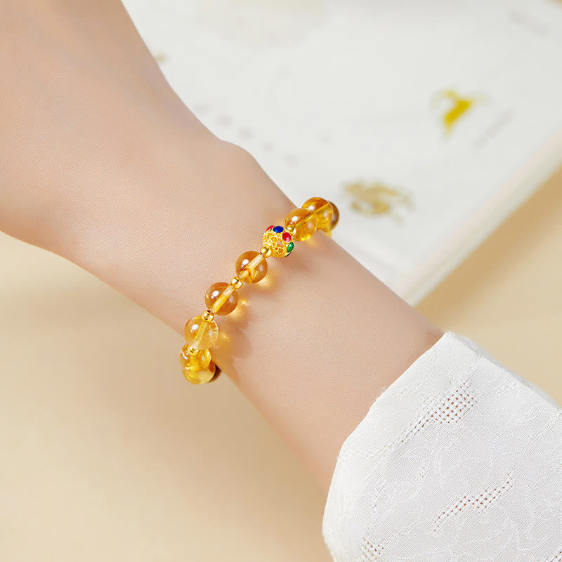 Pulsera de protección con Buddha Stones en plata de ley 925 con carácter Fu, citrino y ojo de tigre - image 10