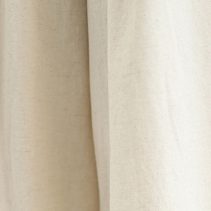 Pantalones de lino y algodón con bolsillos y pierna ancha para mujer, diseño de encaje sencillo, Buddha Stones Commute, longitud 7-8 - image 9