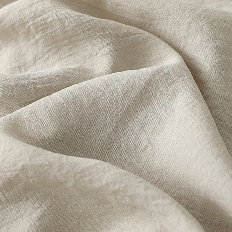 Pantalones casuales Buddha Stones Commute con diseño de botones de rana para mujer, de algodón y lino, de longitud 7-8, con bolsillos - image 5