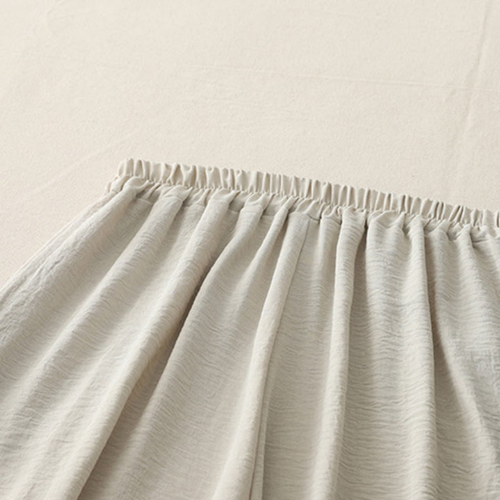 Pantalones casuales Buddha Stones Commute con diseño de botones de rana para mujer, de algodón y lino, de longitud 7-8, con bolsillos - image 3