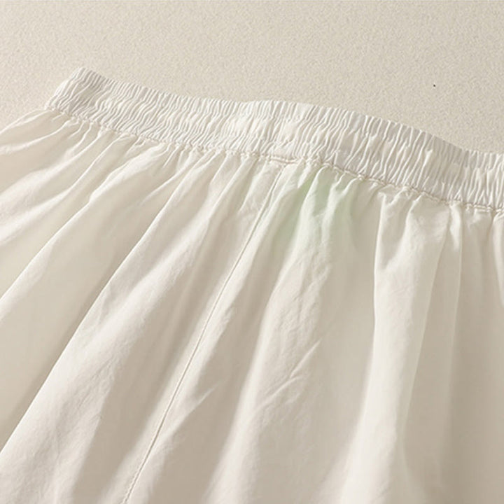 Pantalones de algodón para mujer con diseño de patchwork, dobladillo con volantes y bolsillos, hasta el tobillo y cordón Buddha Stones . - image 9