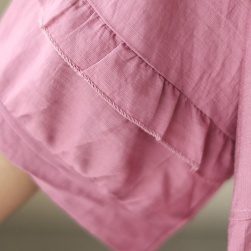 Camiseta informal de verano con cuello redondo y manga corta de poliéster para mujer con estampado de Buddha Stones - image 8