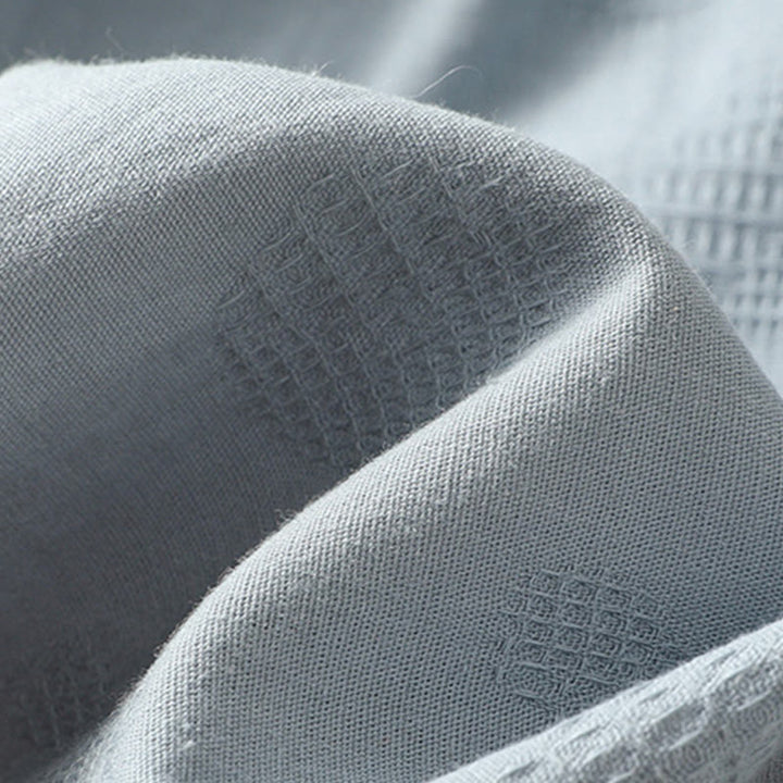 Camisa holgada de algodón de manga corta para mujer con cuello redondo y diseño de Buddha Stones - image 6