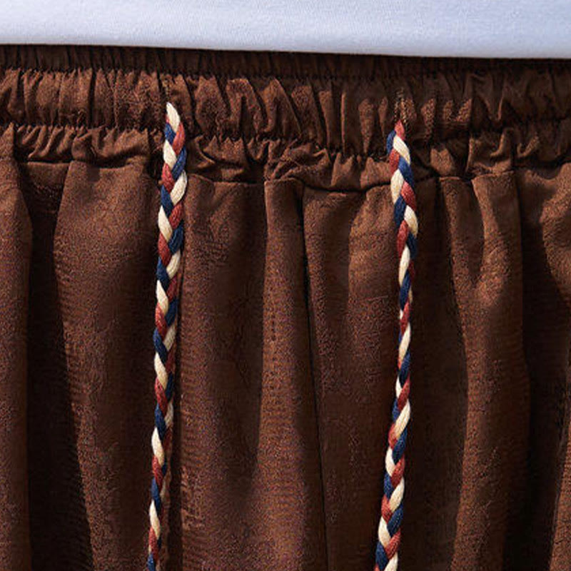 Pantalones con cordón ajustable y bolsillos para hombre, diseño de personajes de verano con Buddha Stones, bordados, talla 7-8 - image 17