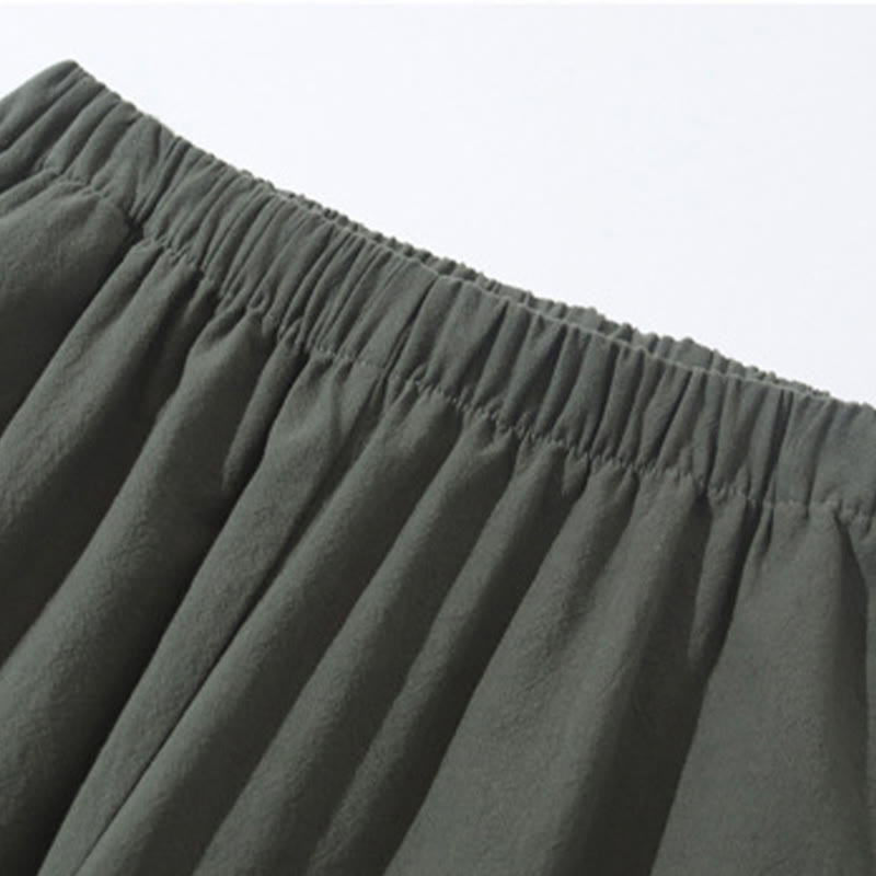 Conjunto de 2 Buddha Stones de traje Tang con diseño de rana y botones, camisa y pantalones con bolsillos, de algodón y lino, para meditación de hombre. - image 10