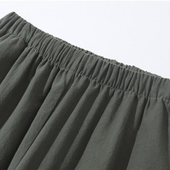 Conjunto de 2 Buddha Stones de traje Tang con diseño de rana y botones, camisa y pantalones con bolsillos, de algodón y lino, para meditación de hombre. - image 10