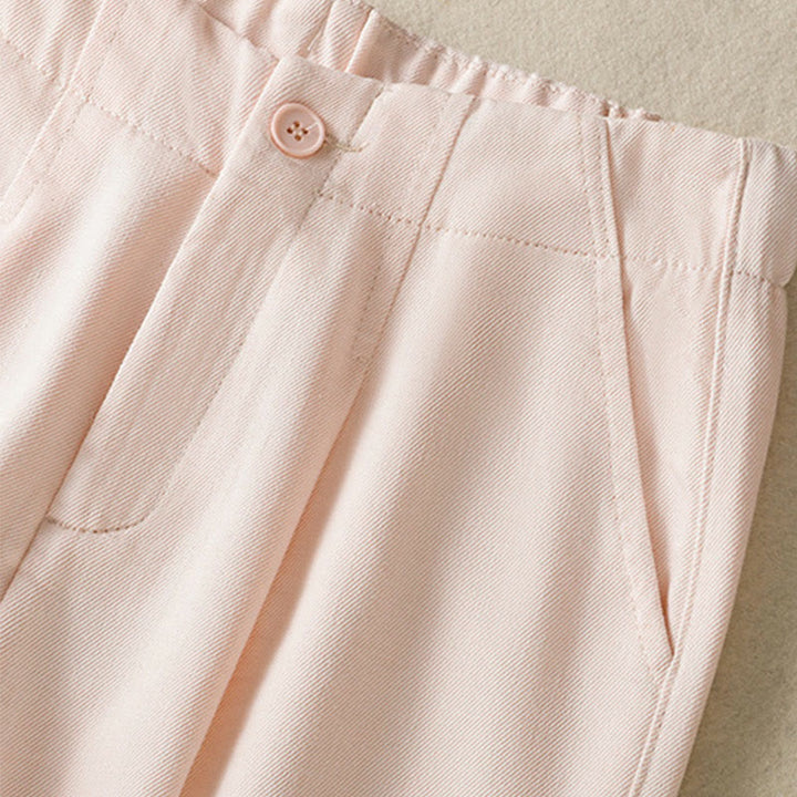 Pantalones casuales de encaje con diseño de patchwork de Buddha Stones para mujer, cintura alta, pierna ancha, largo hasta el tobillo, con bolsillos y cremallera. - image 12