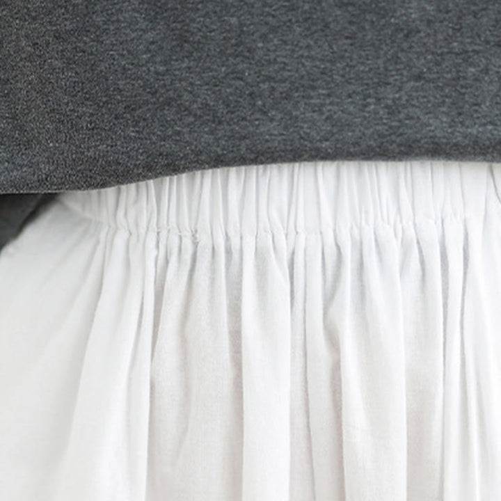 Pantalones bombachos de algodón para mujer Buddha Stones Commute Summer Plain con bolsillos - image 12