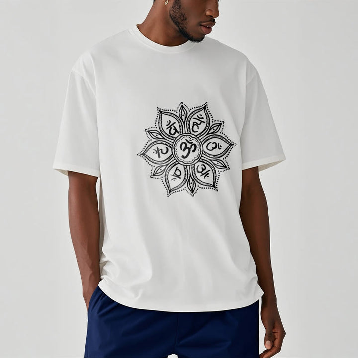 Camiseta con diseño de mandala y Buddha Stones, Om Mani Padme Hum Mantra - image 8