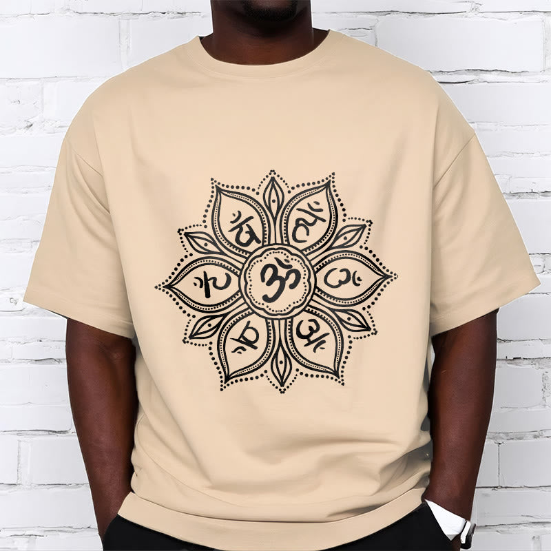 Camiseta con diseño de mandala y Buddha Stones, Om Mani Padme Hum Mantra - image 11