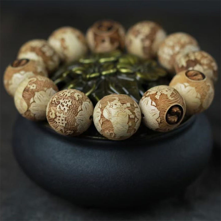 Pulsera de claridad grabada con Buddha Stones - image 4