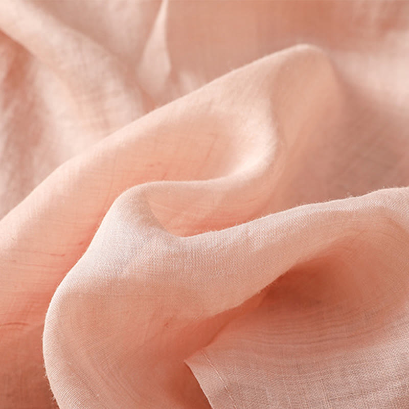 Camisa informal de poliéster con cuello en V y media manga con botones de rana y bordado de Buddha Stones para mujer - image 26