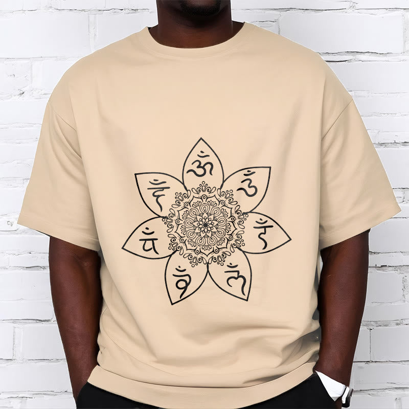 Camiseta con estampado de Buddha Stones Mandala Om Mani Padme Hum - image 11