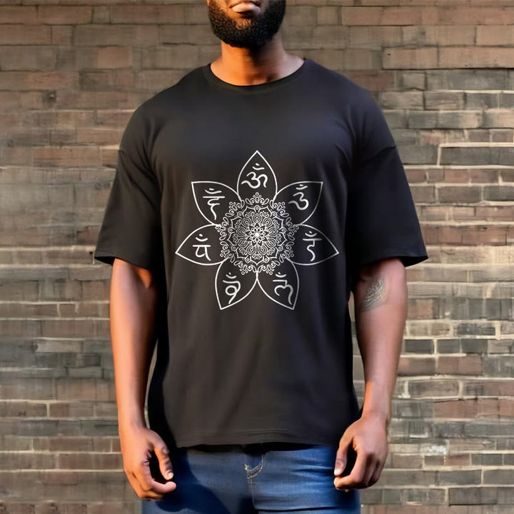 Camiseta con estampado de Buddha Stones Mandala Om Mani Padme Hum - image 5