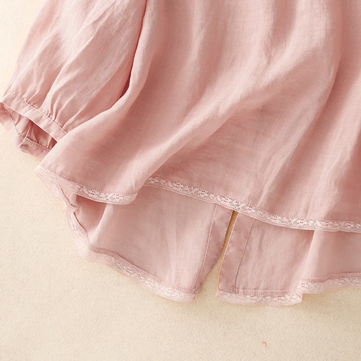 Camiseta informal de algodón y poliéster con cuello redondo para mujer con diseño de Buddha Stones - image 5