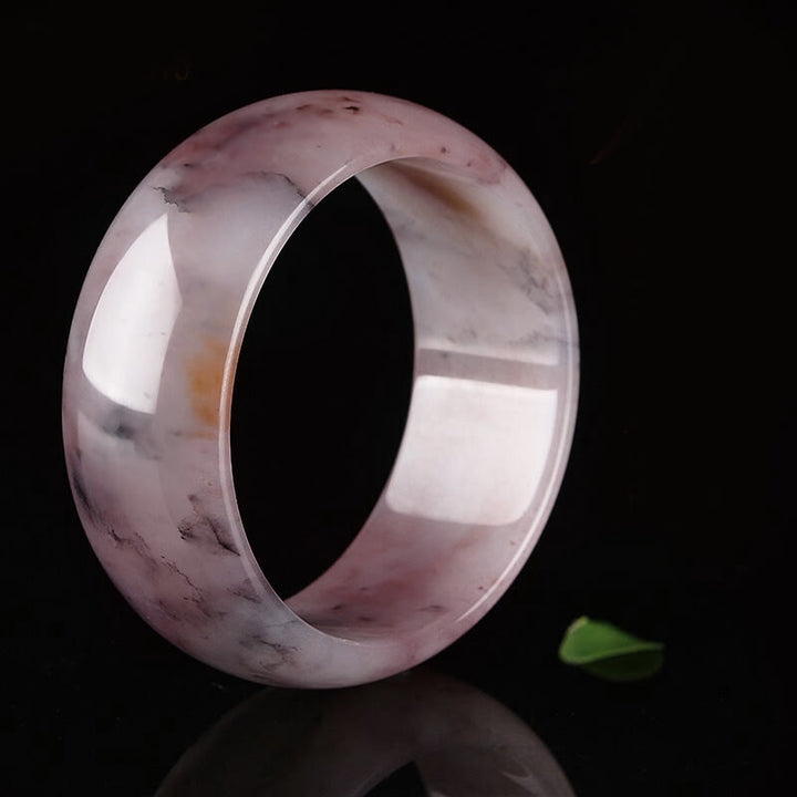 Brazalete de protección de la felicidad de jade púrpura con Buddha Stones - image 11