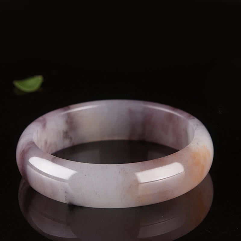 Brazalete de protección de la felicidad de jade púrpura con Buddha Stones - image 5