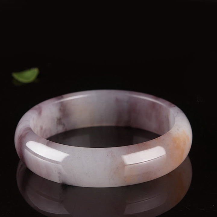 Brazalete de protección de la felicidad de jade púrpura con Buddha Stones - image 5