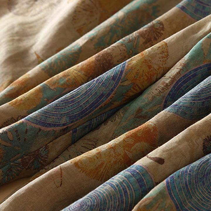 Pantalones harén para mujer con diseño retro informal de botones de rana chinos y bolsillos, con Buddha Stones - image 11