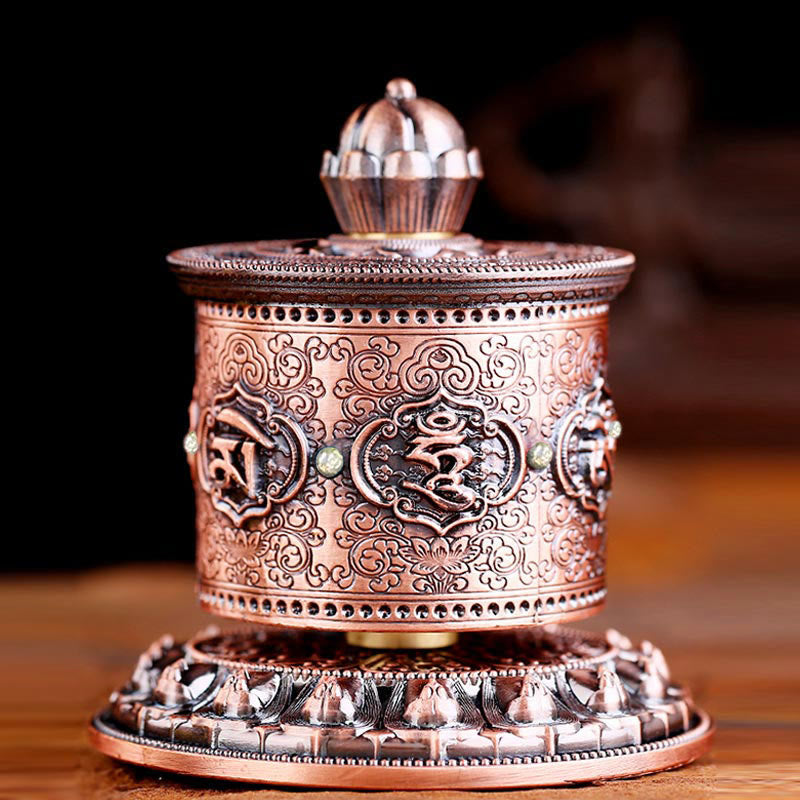 Decoración del coche de la rueda de oración de bendición tibetana