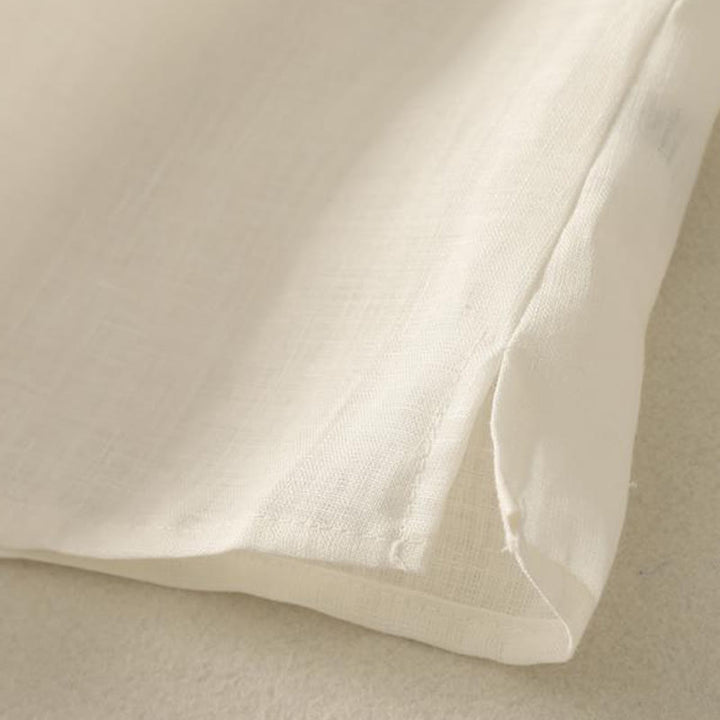 Chaleco sin mangas de algodón para mujer con diseño retro de cuello en V y botones con Buddha Stones - image 13