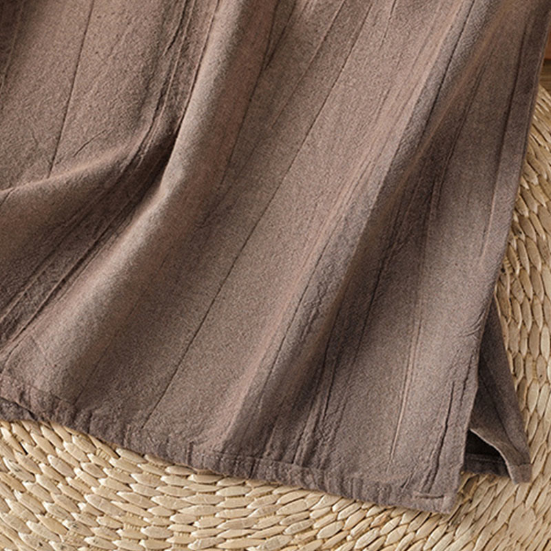 Chaleco sin mangas de algodón para mujer con diseño retro de rana y botones de Buddha Stones - image 16