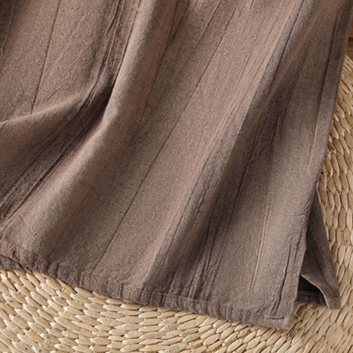 Chaleco sin mangas de algodón para mujer con diseño retro de rana y botones de Buddha Stones - image 16