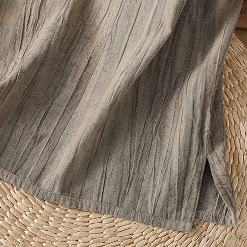 Chaleco sin mangas de algodón para mujer con diseño retro de rana y botones de Buddha Stones - image 22