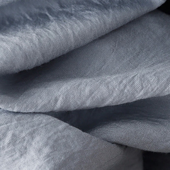 Camisa de algodón de manga corta con botones y cordones de verano para mujer con Buddha Stones - image 8