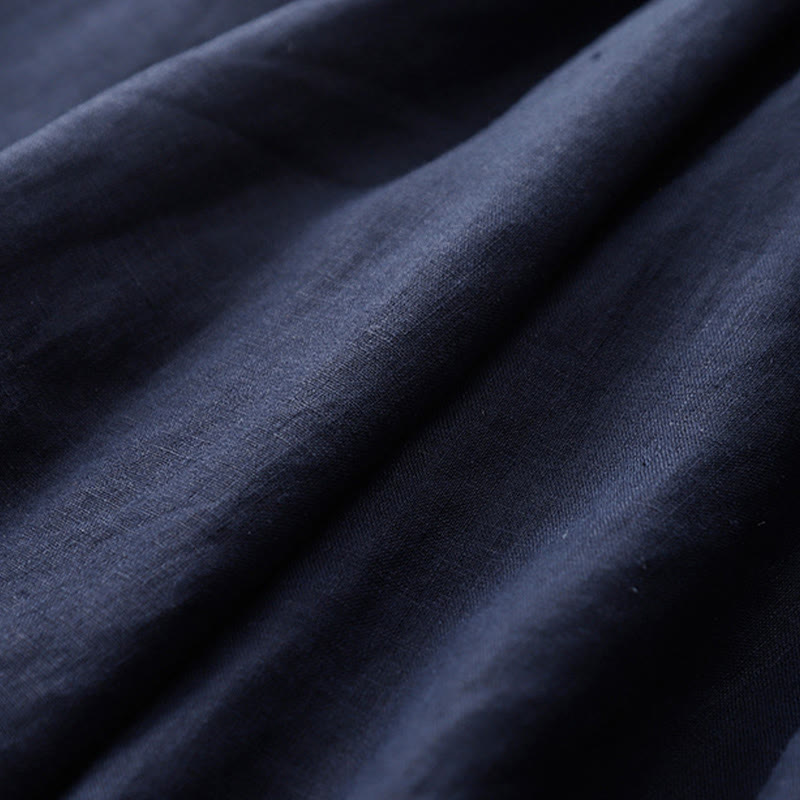 Pantalones capri de verano con cintura elástica y pernera ancha para mujer con bolsillos de Buddha Stones - image 15