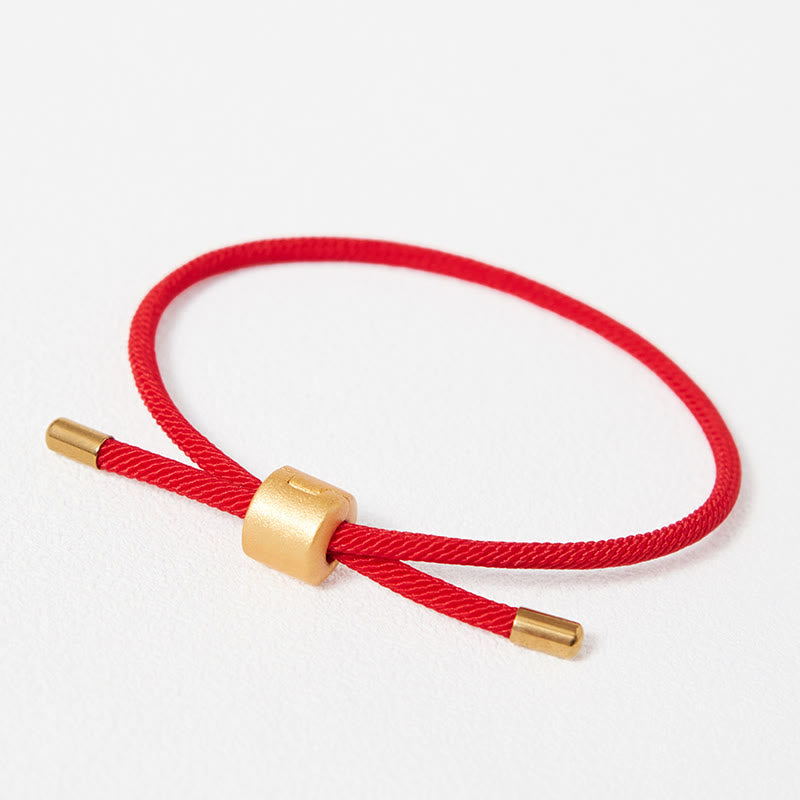 Pulsera de hilo rojo de la suerte con Buddha Stones