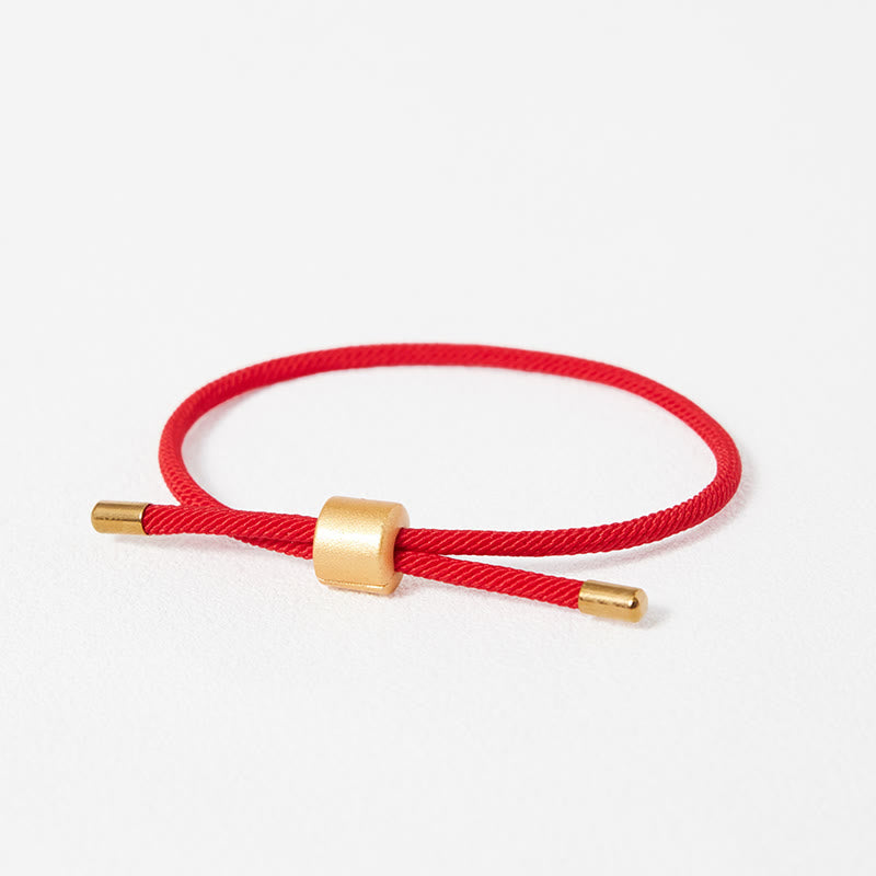 Pulsera de hilo rojo de la suerte con Buddha Stones