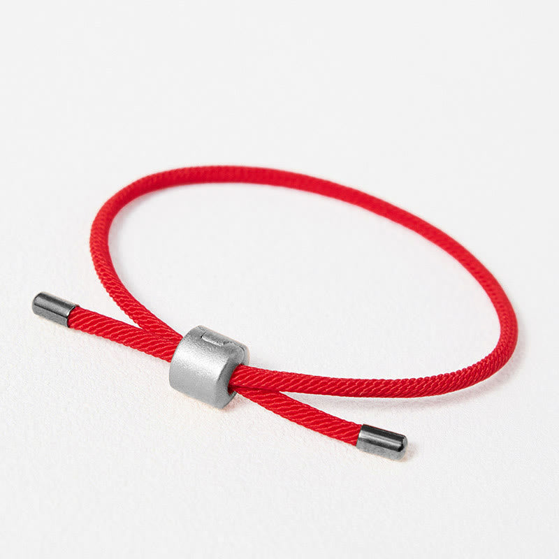 Pulsera de hilo rojo de la suerte con Buddha Stones