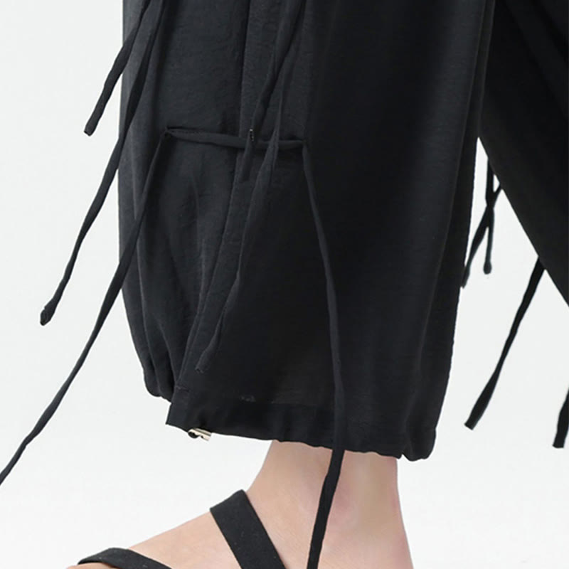 Pantalones de licra con diseño de Buddha Stones , holgados e informales, con cordón en la cintura, para hombre, de largo 7-8, con bolsillos - image 13
