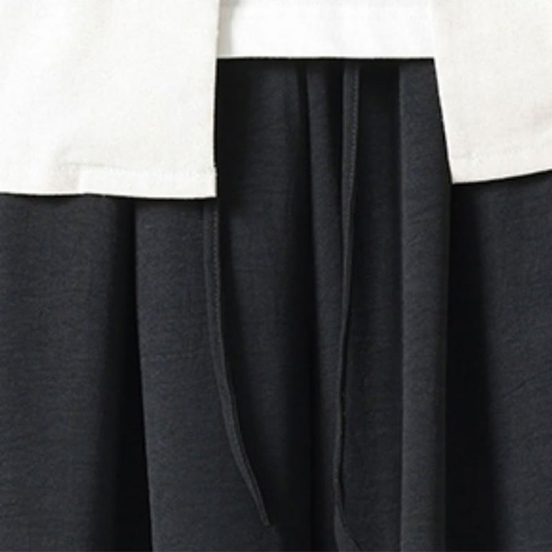 Pantalones de licra con diseño de Buddha Stones , holgados e informales, con cordón en la cintura, para hombre, de largo 7-8, con bolsillos - image 8