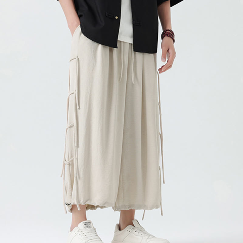 Pantalones de licra con diseño de Buddha Stones , holgados e informales, con cordón en la cintura, para hombre, de largo 7-8, con bolsillos - image 28