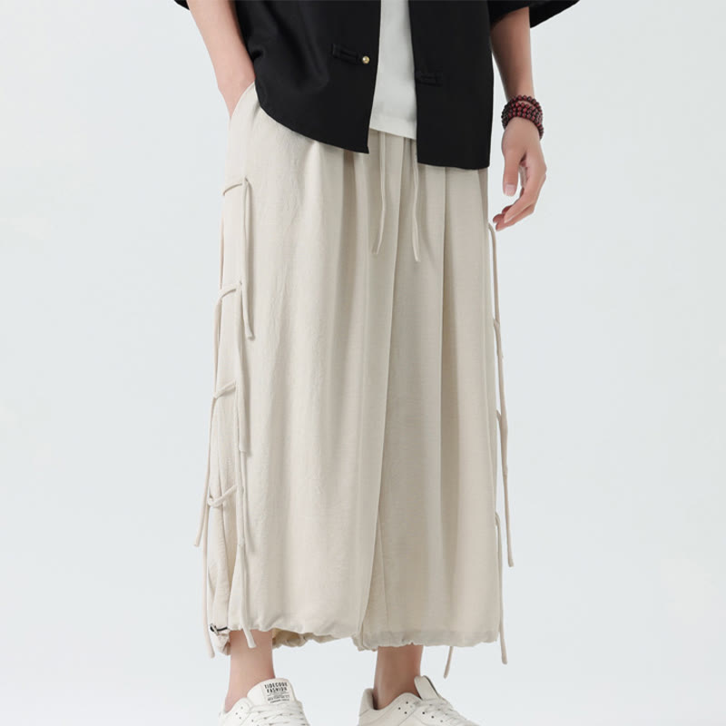 Pantalones de licra con diseño de Buddha Stones , holgados e informales, con cordón en la cintura, para hombre, de largo 7-8, con bolsillos - image 30