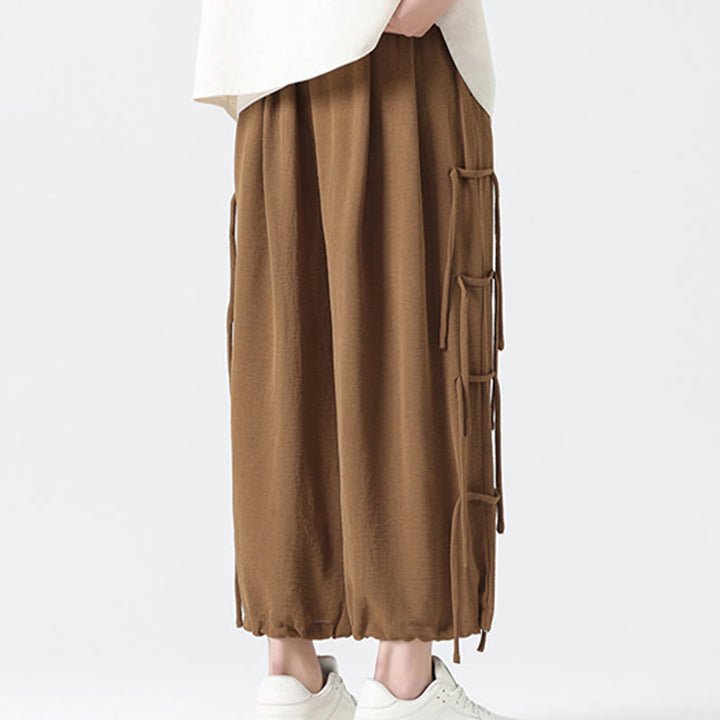 Pantalones de licra con diseño de Buddha Stones , holgados e informales, con cordón en la cintura, para hombre, de largo 7-8, con bolsillos - image 36