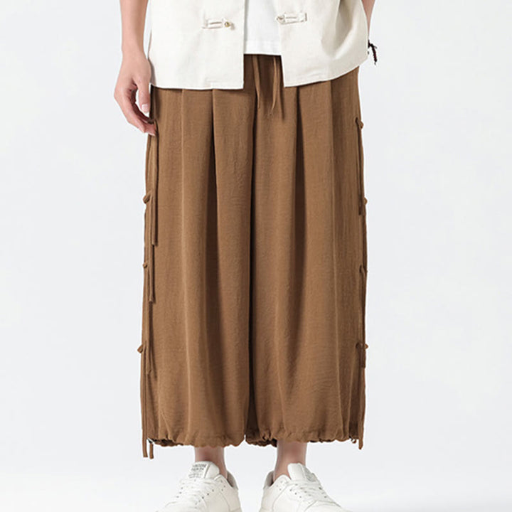 Pantalones de licra con diseño de Buddha Stones , holgados e informales, con cordón en la cintura, para hombre, de largo 7-8, con bolsillos - Perú - US/UK/AU46, EU56 (5XL) - image 33